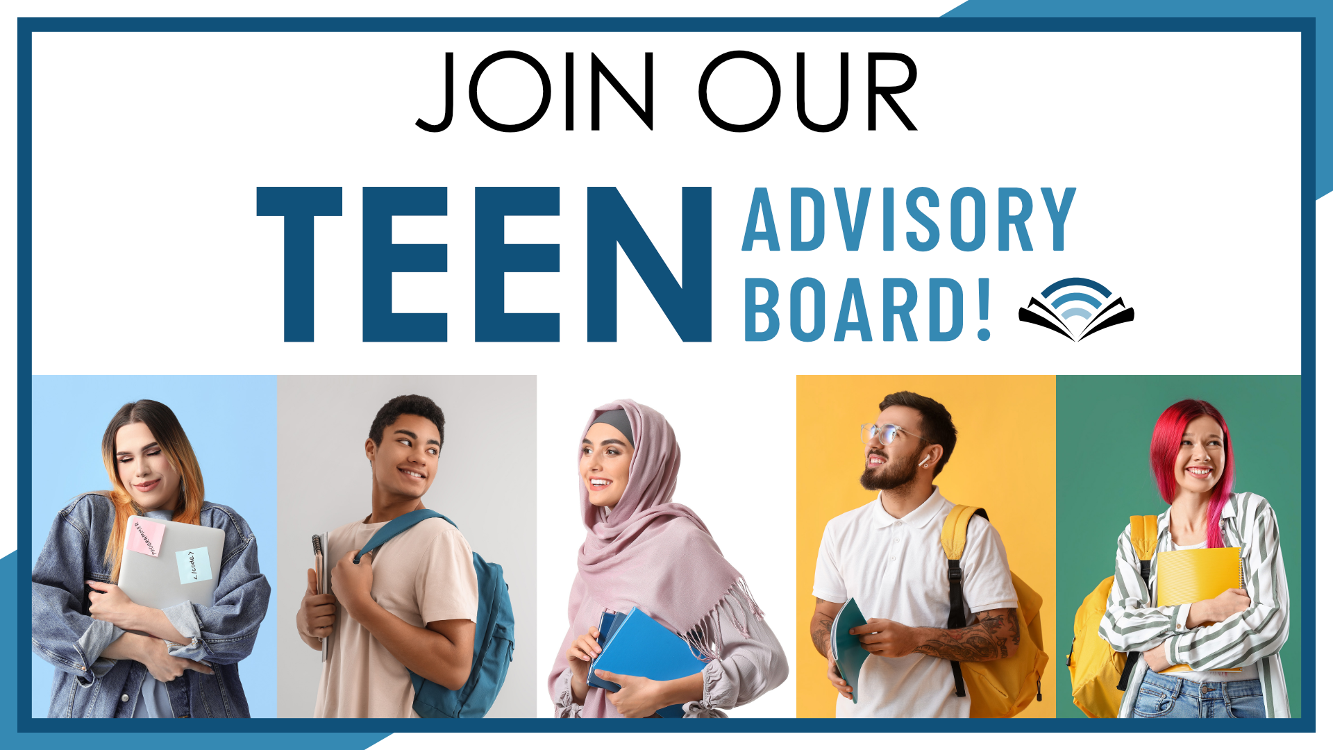 Teen Advisory Board, monthly meeting dates vary, intended for grades 6-12