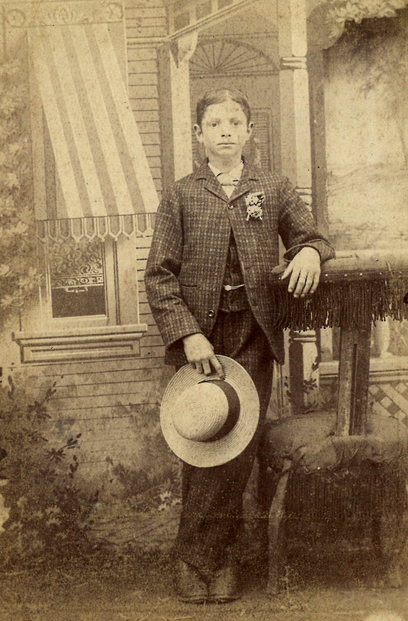 Unknown Persons Gallery - Young Boy with Hat