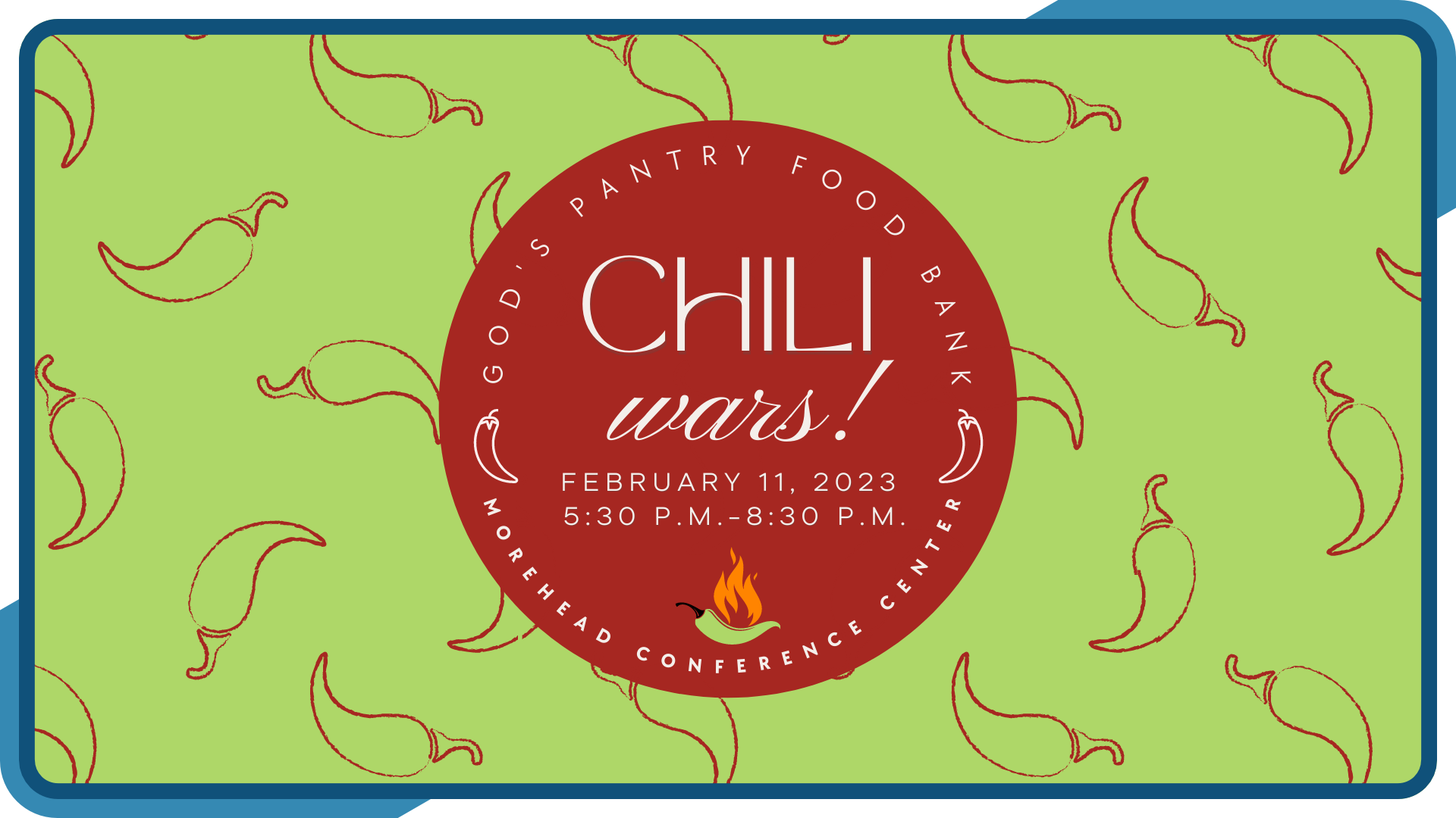 Chili Wars, February 11th at 5:30pm, intended for all ages