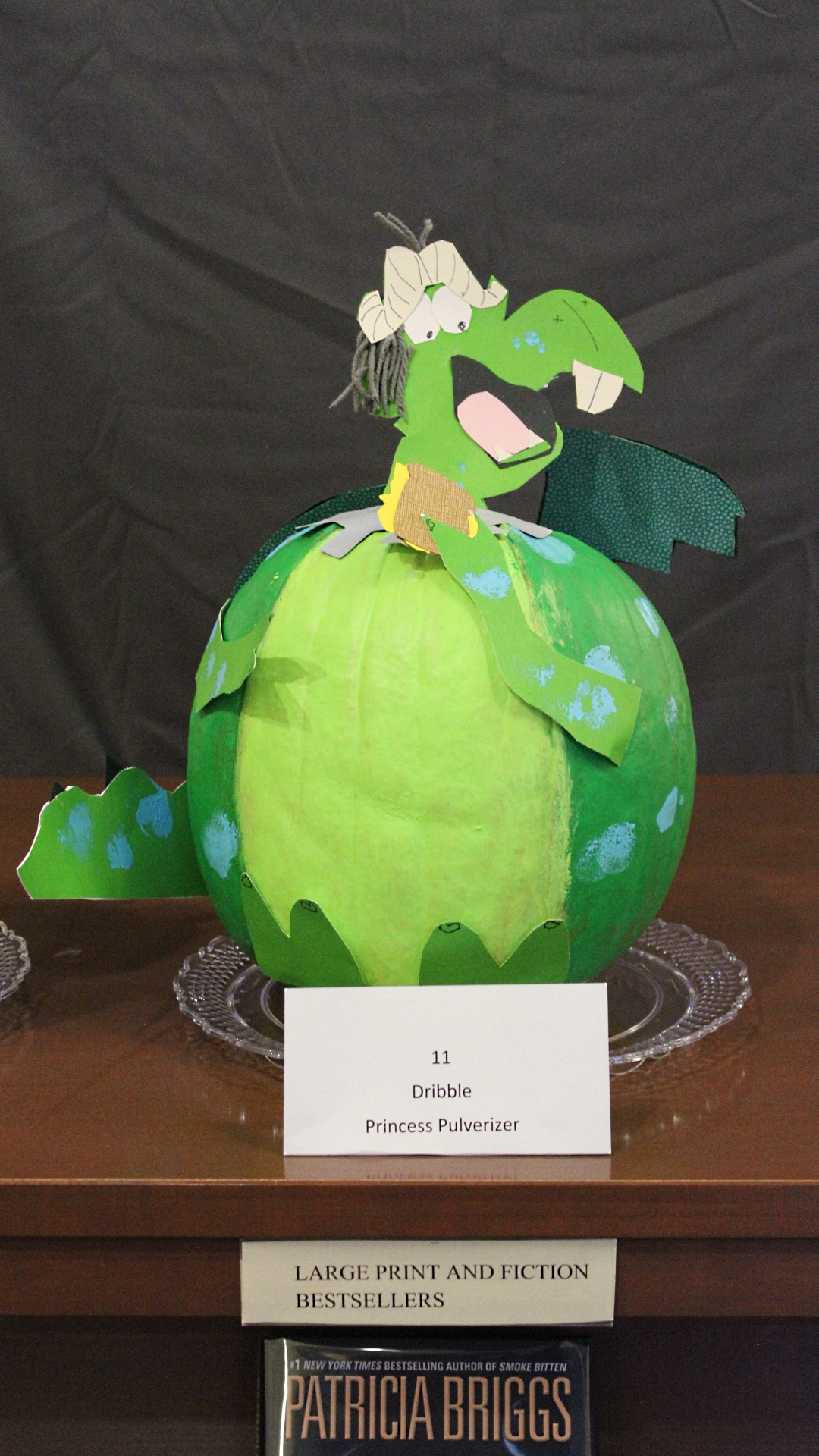 Pumpkin decorated as Dribble from "Princess Pulverizer"