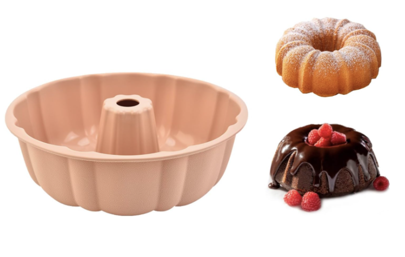 Pink Silicone Bundt Mold