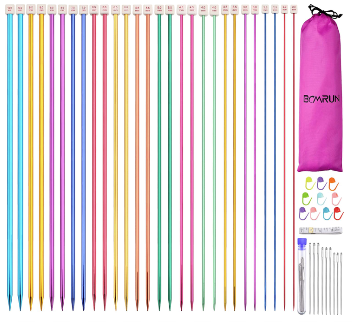 Straight Knitting Needle Set