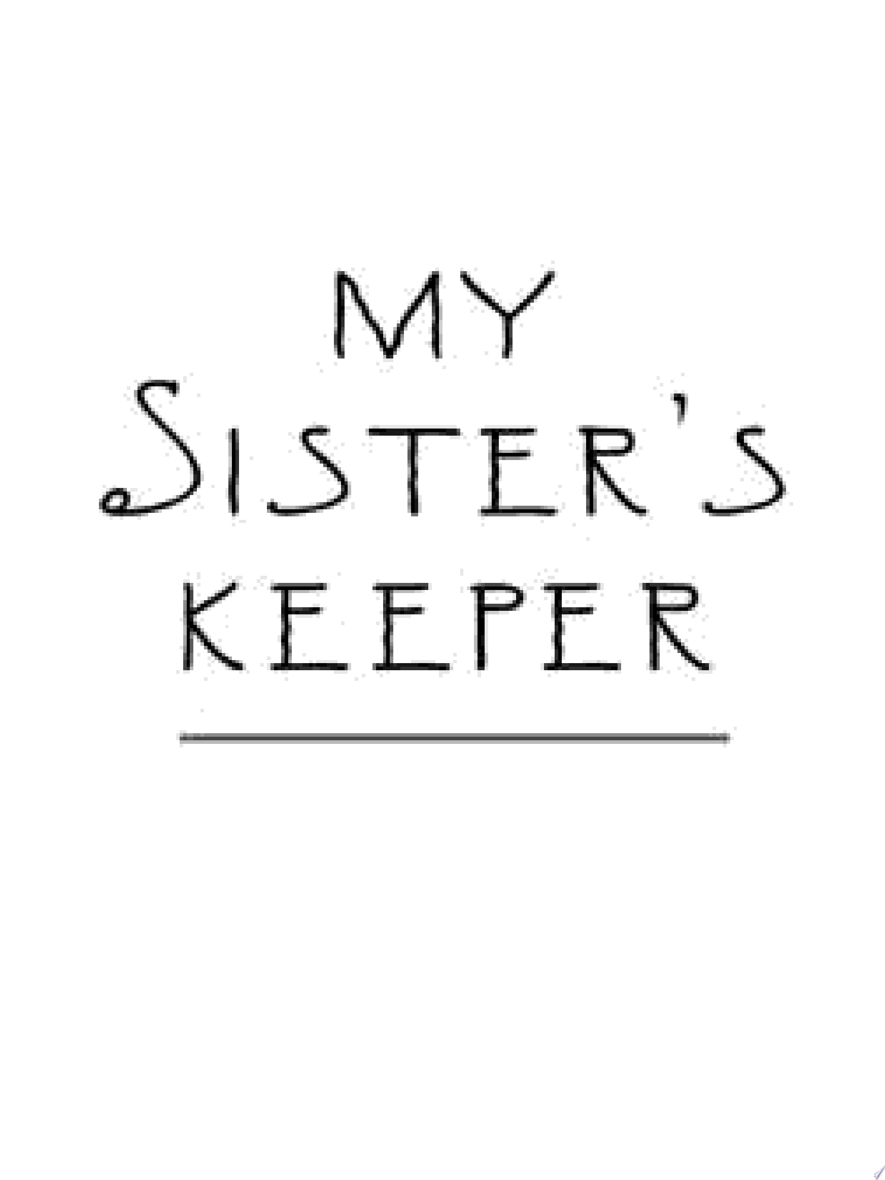 Image for "My Sister&#039;s Keeper"