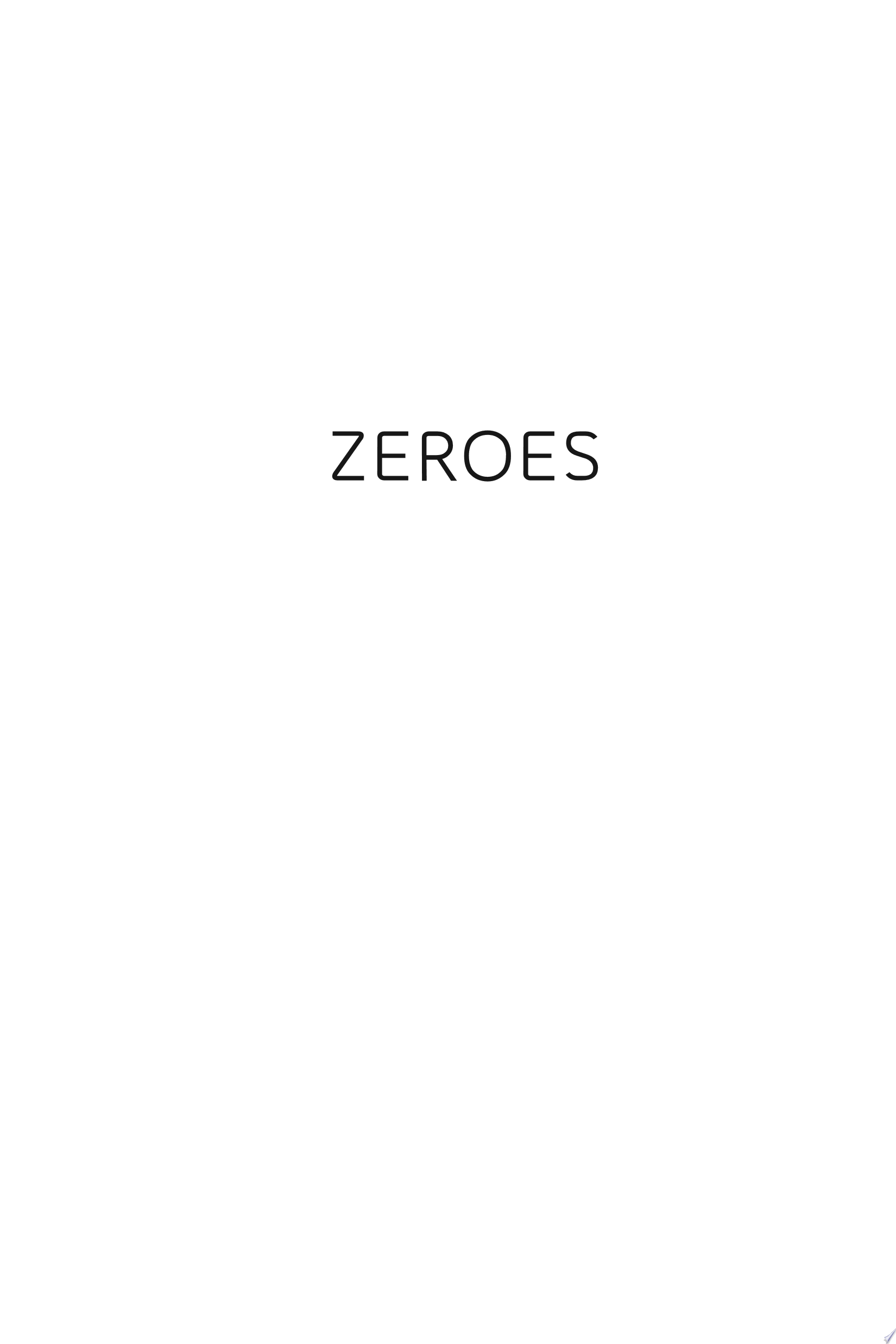 Image for "Zeroes"