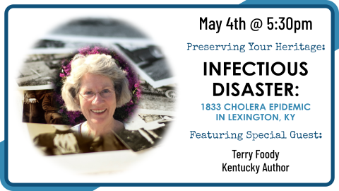 Preserving Your Heritage, first Thursday monthly at 5:30pm, intended for ages 18+