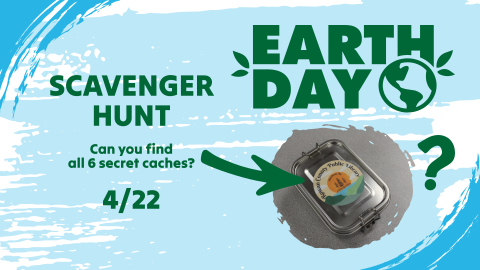 Earth Day Scavenger Hunt, April 22, intended for all ages