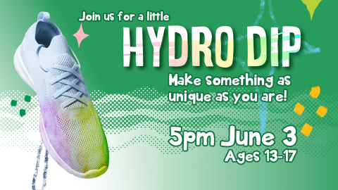 Hydro dip, June 3 at 5pm, ages 13 through 17