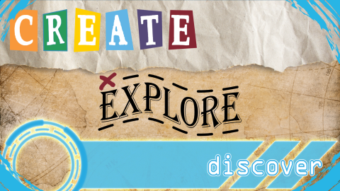 Create + Explore + Discover, third Tuesday monthly at 5pm, intended for grades 6 and up