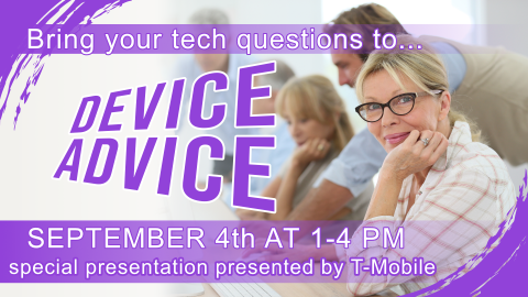 Device Advice: T-Mobile Presents from 1-4 pm 
