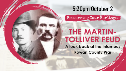 Preserving Your Heritage, first Thursday monthly at 5:30pm, ages 18 and up