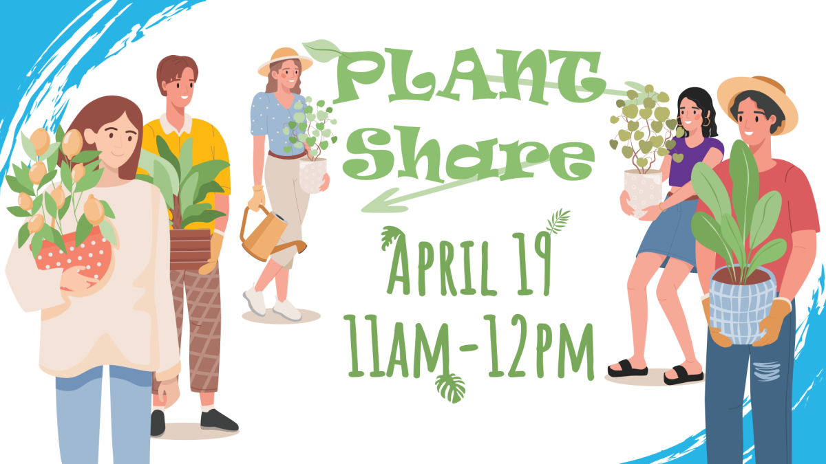 Spring Plant Share, April 19 at 11am, intended for all ages