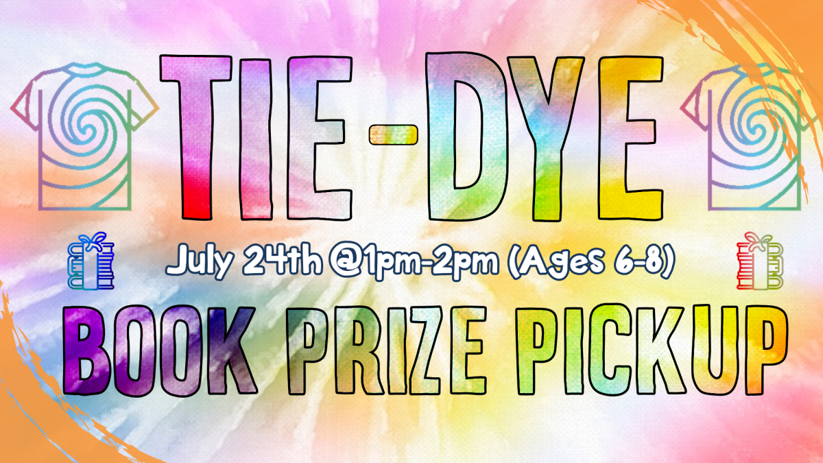 Book Prize Pickup and Tie Dye (6-8)
