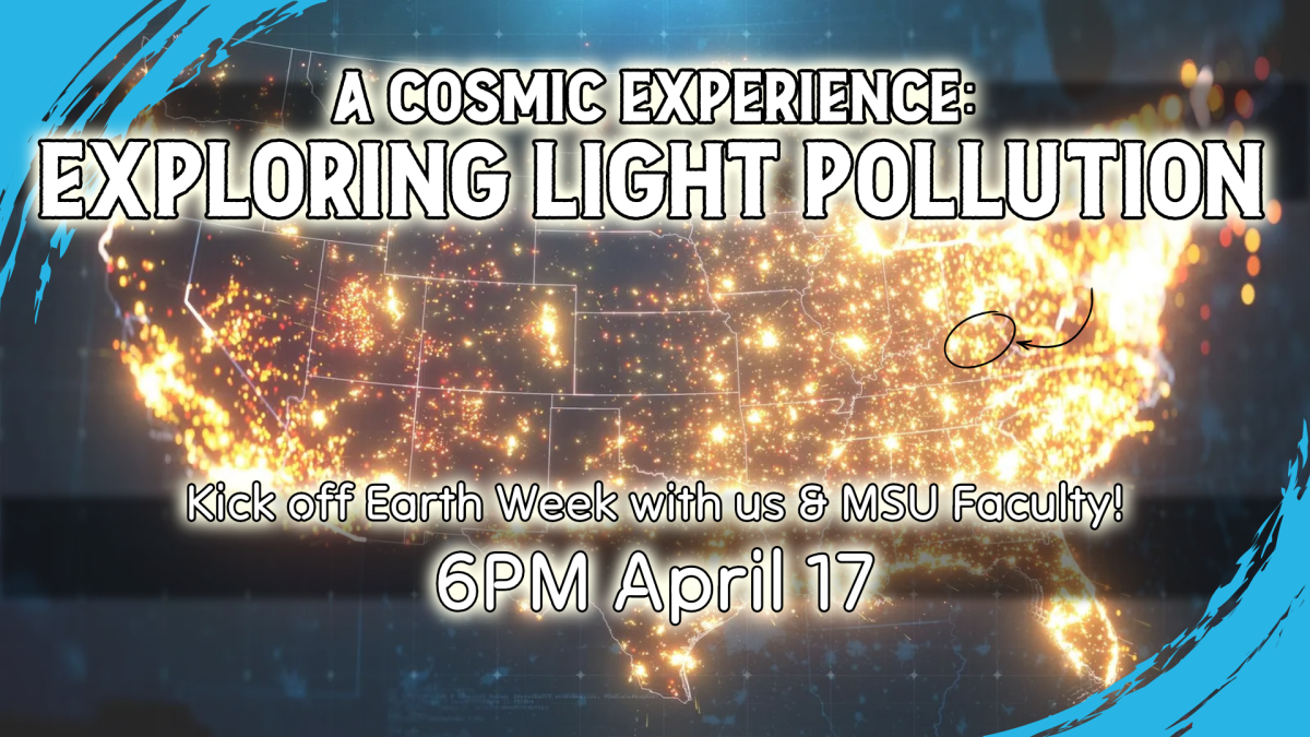 Exploring light pollution with MSU faculty, 6pm April 17, all ages