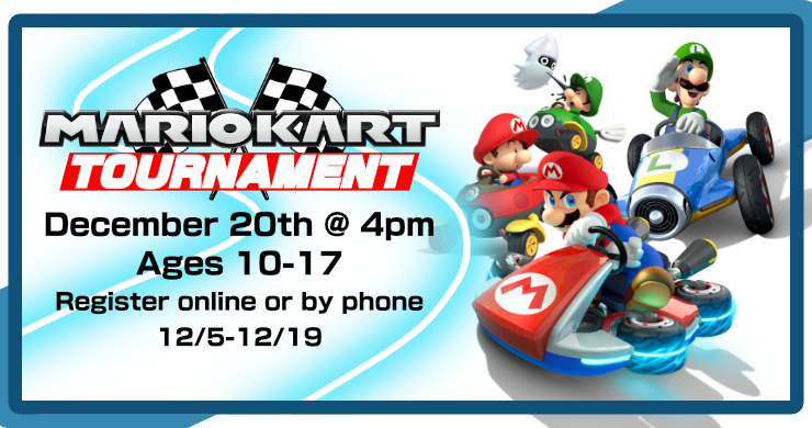 Mario Kart Tournament - Michigan City Public Library